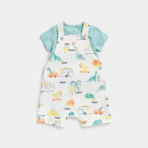 Jurassic Bibshorts and Bodysuit Set