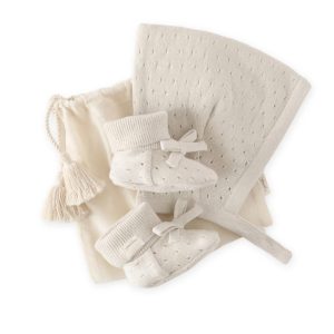 Pointelle Knit Gift Set